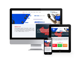 高端師資研究院類網站織夢模板(自適應手機端)