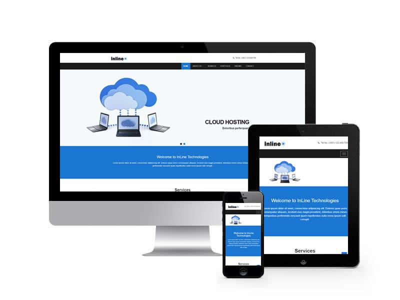 云服務器產品類網站HTML靜態模板