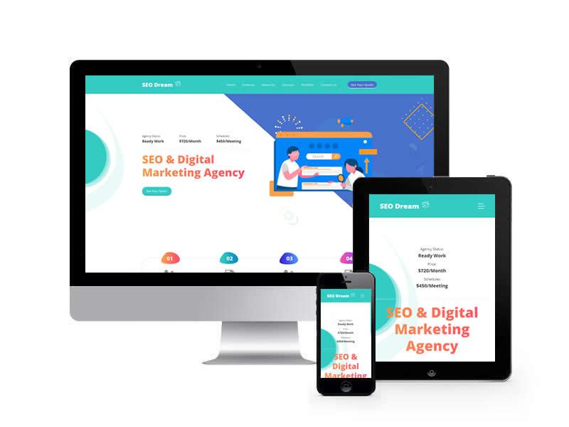 搜索引擎推廣服務類網站HTML靜態模板