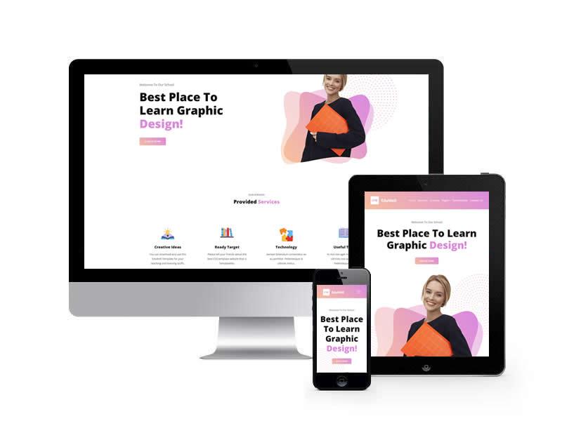 教育培訓類網站HTML靜態模板