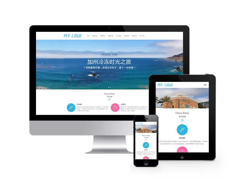 醫療試管嬰兒類網站pbootcms模板(自適應手機端)