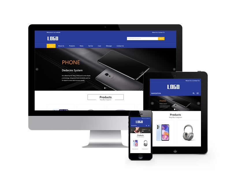 電子產(chǎn)品英文類(lèi)網(wǎng)站pbootcms模板(自適應(yīng)手機(jī)端)